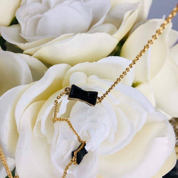 Kate Spade JACKPOT BOW JEWELS SCATTER NECKLACE - Picture 4 of 8